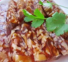 Cold-mixed pork skin jelly