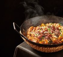 Pork Ribs with Green Beans and Cornbread Dumplings