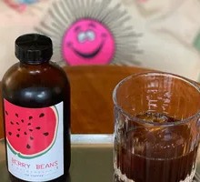 Watermelon Lychee Iced Coffee