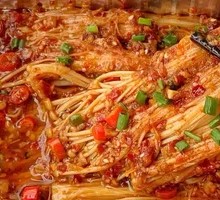 Grilled Enoki Mushrooms