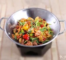 Dry Pot Donkey Meat