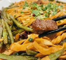 Pork Ribs with Green Beans and Cornbread Dumplings