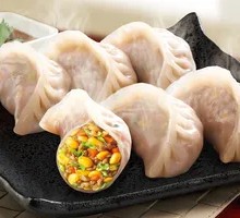 Corn and Pork Steamed Dumplings