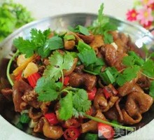 Spicy Pork Intestines Stir-fry