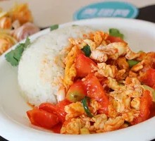 Tomato and Egg Fried Rice