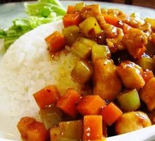 Kung Pao Chicken Rice Bowl