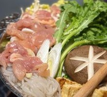 Rich Chicken and Tofu Hot Pot