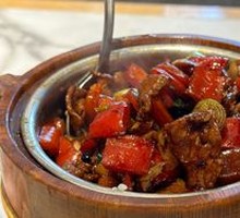 Small Bowl of Meat Soup with Rice