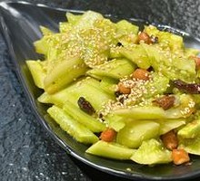 Peeled and Crushed Cucumber