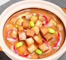 Braised Mushroom Rice with Abalone Sauce