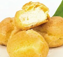 Ice Heart Cream Puff