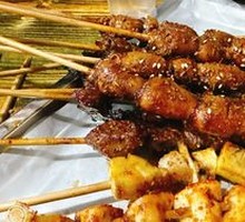 Grilled Chicken Hearts