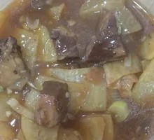Beef and Potato Noodles
