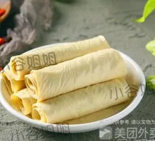 Oil-soaked tofu skin