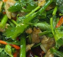 Stir-fried Razor Clam Meat