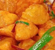 Scallion Potato Cubes