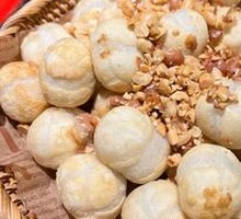 Stir-Fried Glutinous Rice Balls