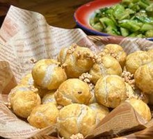 Stir-fried Meat Balls in Hot Soup