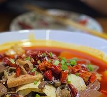 Spicy Dan Dan Noodles with Blood Sausage
