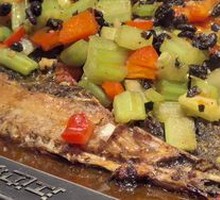 Stinky Bean Sauce Grilled Fish