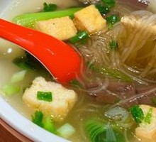 First-class Duck Blood and Noodle Soup