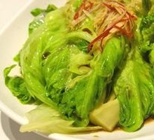 Boiled BB Lettuce with Sauce