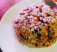 Black Three Dice Fried Rice