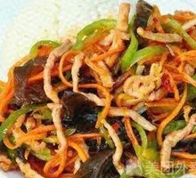 Fish-Flavored Shredded Pork Rice Bowl