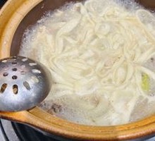 Hand-stretched noodles