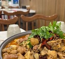 Fatty Intestine Chicken Pot