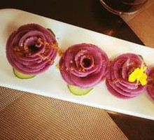 Rose Purple Sweet Potato Salad