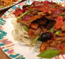 Fried Meat Noodles