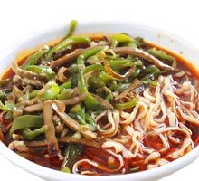 Bell Pepper and Pork Noodles
