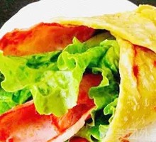 Egg Pancake with Potato Shreds