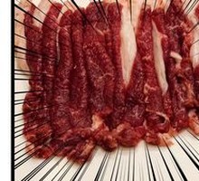 Fresh Lamb with Cucumber Strips
