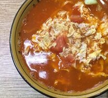 Tomato and Egg Knife-Pressed Noodles