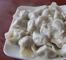 Chinese cabbage and pork dumplings