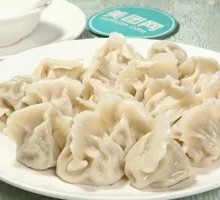 Pork and scallion dumplings