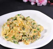 Fiddlehead Fern and Egg Pancake