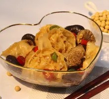 Mushroom Fragrant Tofu and Lotus Root