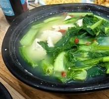 Baby Bok Choy and Tofu Stew
