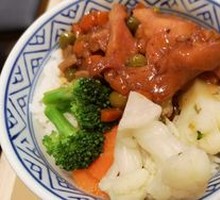Charcoal-Grilled Chicken Rice
