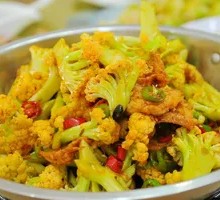 Spicy Cauliflower in Hot Pot