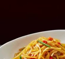 Fried Pork Crumbs with Potato Strips