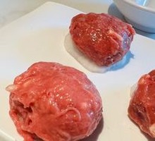 Freshly Made Beef Meatballs