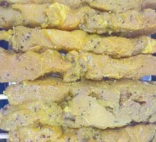 Curry Black Pepper Chicken Skewers