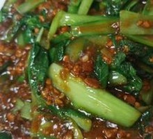Minced Pork with Baby Bok Choy