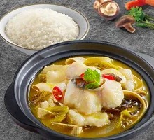 Green Sichuan Pepper Sour Cabbage Fish Rice