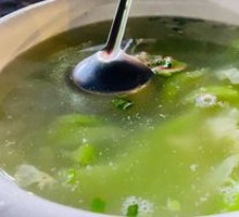 Loofah Egg Soup