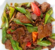 Stir-fried猪 Liver